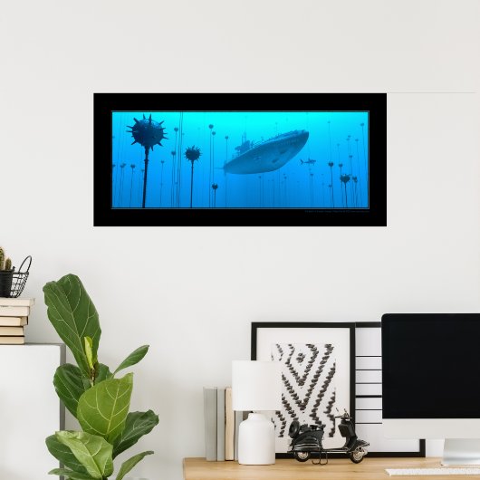 畑が荒れる ポスター (ホームオフィス)