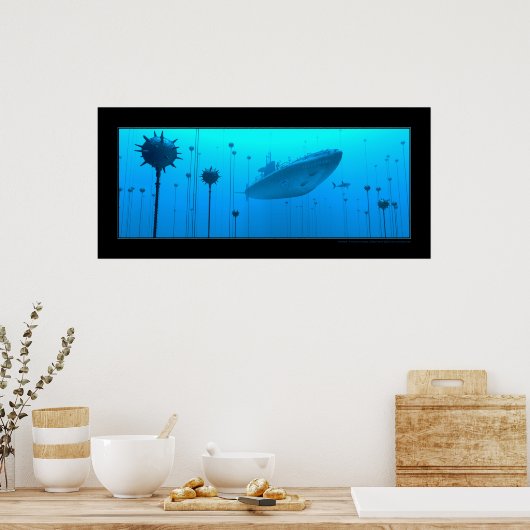 畑が荒れる ポスター (キッチン)