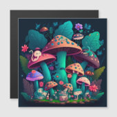 畑にキノコが溶け込む (正面/裏面)