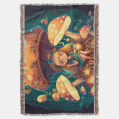 畑にキノコが溶け込む スローブランケット (正面縦)