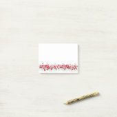 畑に赤いケシ ポストイット (デスク上)