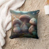 畑のキノコのエルフ装飾用クッション クッション (ブランケット)