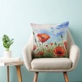 畑のケシ クッション (椅子)