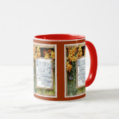 畑のユリの成長を考える マグカップ (正面右)