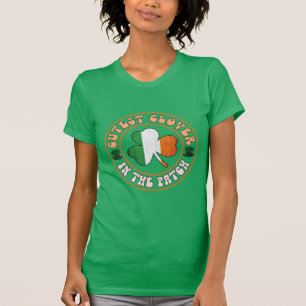 畑の中で一番かわいいクローバー Tシャツ