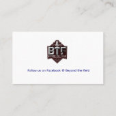 畑の向こうに 名刺 (裏面)