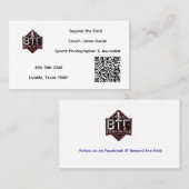 畑の向こうに 名刺 (正面/裏面)