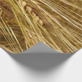 畑の小麦の粒。収穫時間だ！ ラッピングペーパー (角)