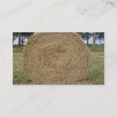 畑の干し草俵 名刺 (裏面)
