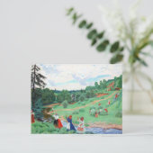 畑の百姓 ポストカード (スタンド正面)