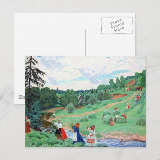 畑の百姓 ポストカード (正面/裏面)