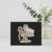 留め具を付けたチャイム ポストカード (スタンド正面)