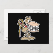 留め具を付けたチャイム ポストカード (正面/裏面)