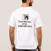 留め釘はボストンテリアの健康を支えます Tシャツ (裏面)