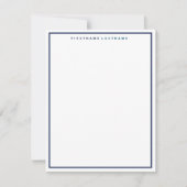 留パーソナライズされた航海の置式ノートカード ノートカード (正面)