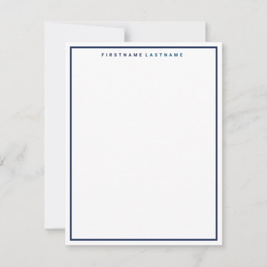 留パーソナライズされた航海の置式ノートカード ノートカード (正面)