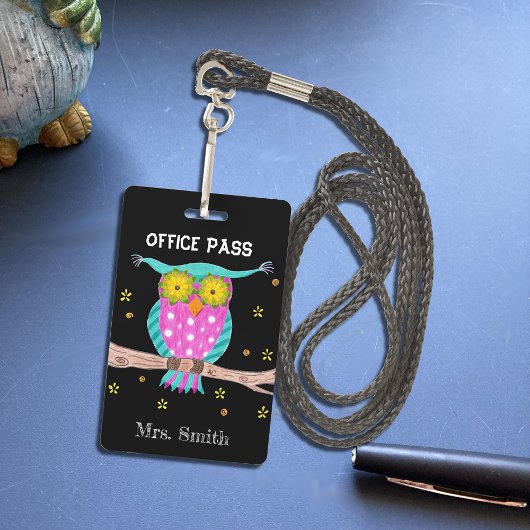 留学生パスバッジのフクロウ バッジ