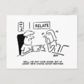 留守の夫がはがきを送る。 ポストカード (正面)