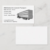 畜産輸送サービス 名刺 (正面/裏面)