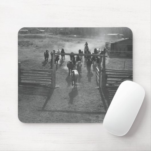 畜舎への馬 マウスパッド (マウス)