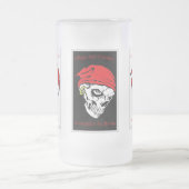 略奪および略奪-利得を手渡して下さい フロストグラスビールジョッキ (中央)