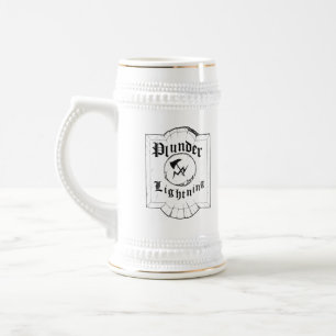 略奪および稲妻の公式のビールのジョッキ ビールジョッキ