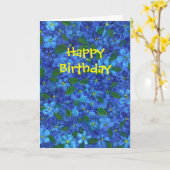 略奪品あなた自身の誕生日 カード (黄色い花)