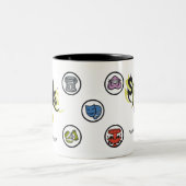 略奪品のロゴ ツートーンマグカップ (中央)