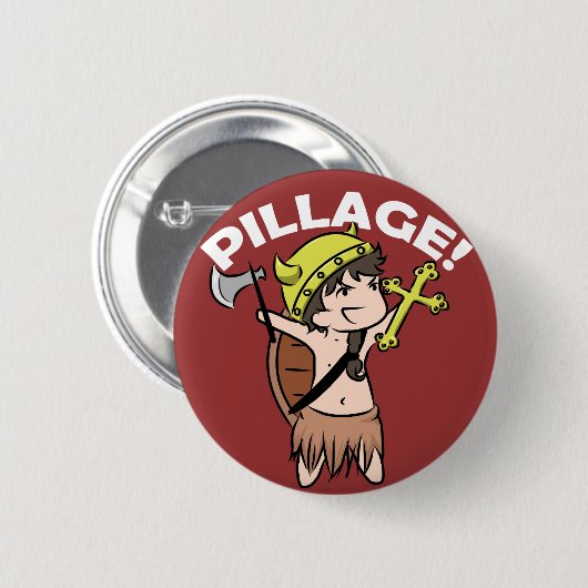 略奪! 缶バッジ (正面&裏面)