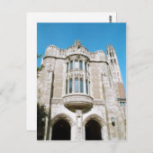 略式法学部建物w：イェール大学。 ポストカード (正面/裏面)