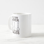 番上の数が多過ぎることはおもしろい無い コーヒーマグカップ (正面左)