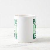 番人を恐れる コーヒーマグカップ (中央)