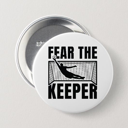 番人を恐れる 缶バッジ (正面&裏面)