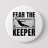 番人を恐れる 缶バッジ (正面)