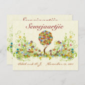 番号ではなくパッチワークの花の愛の名前 ポストカード (正面/裏面)