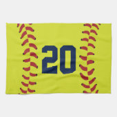 番号を付けられたタオルをカスタマイズ キッチンタオル (横)