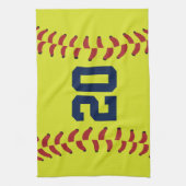 番号を付けられたタオルをカスタマイズ キッチンタオル (縦)