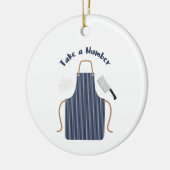 番号を取る セラミックオーナメント (左)