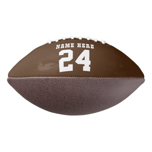 番号カスタムのパーソナライズタイポグラフィ アメリカンフットボール (回転270)
