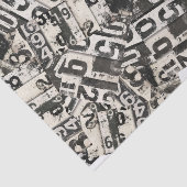 番号グランジ切り離しスクラップブックコラージギフト 薄葉紙 (詳細)