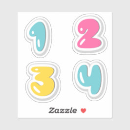 番号ステッカー シール