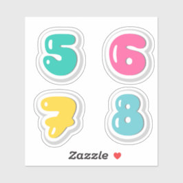 番号ステッカー シール