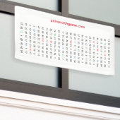 番号バナー1 mini 横断幕 (ビルの外側)