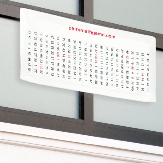 番号バナー1 mini 横断幕 (ビルの外側)