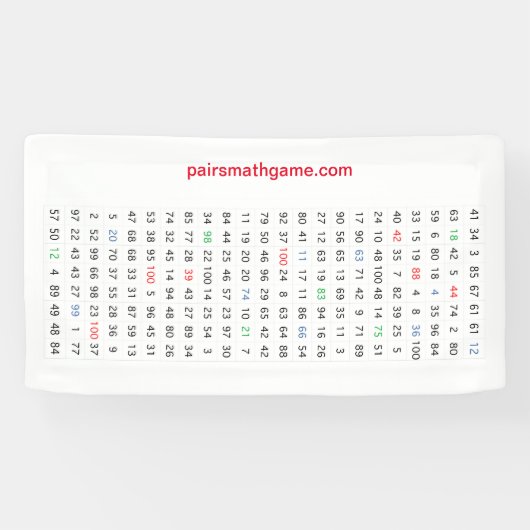 番号バナー1 mini 横断幕 (横)