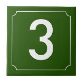 番号フランスの タイル (正面)