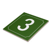 番号フランスの タイル (側面)