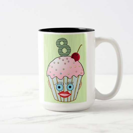 番号付きマグカップ ツートーンマグカップ (右)