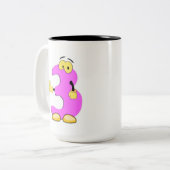 番号付きマグカップ ツートーンマグカップ (正面左)