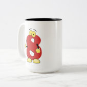 番号付きマグカップ ツートーンマグカップ (正面左)